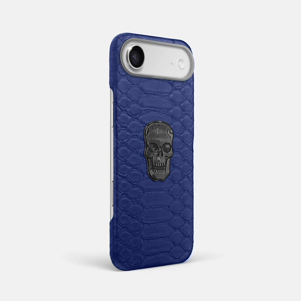 Classic Case With Carbon Skull For iPhone 17 Air In Python -2 | Royal-Blue-Steel