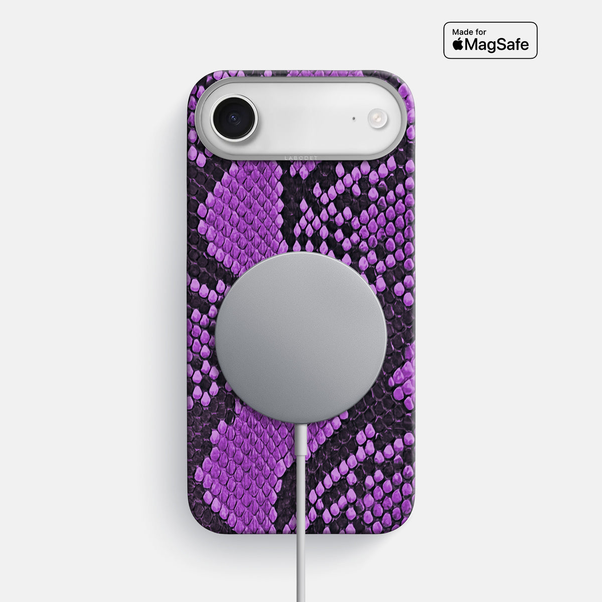 Classic Case For iPhone 17 Air In Deluxe Python -5 | Purple-Steel