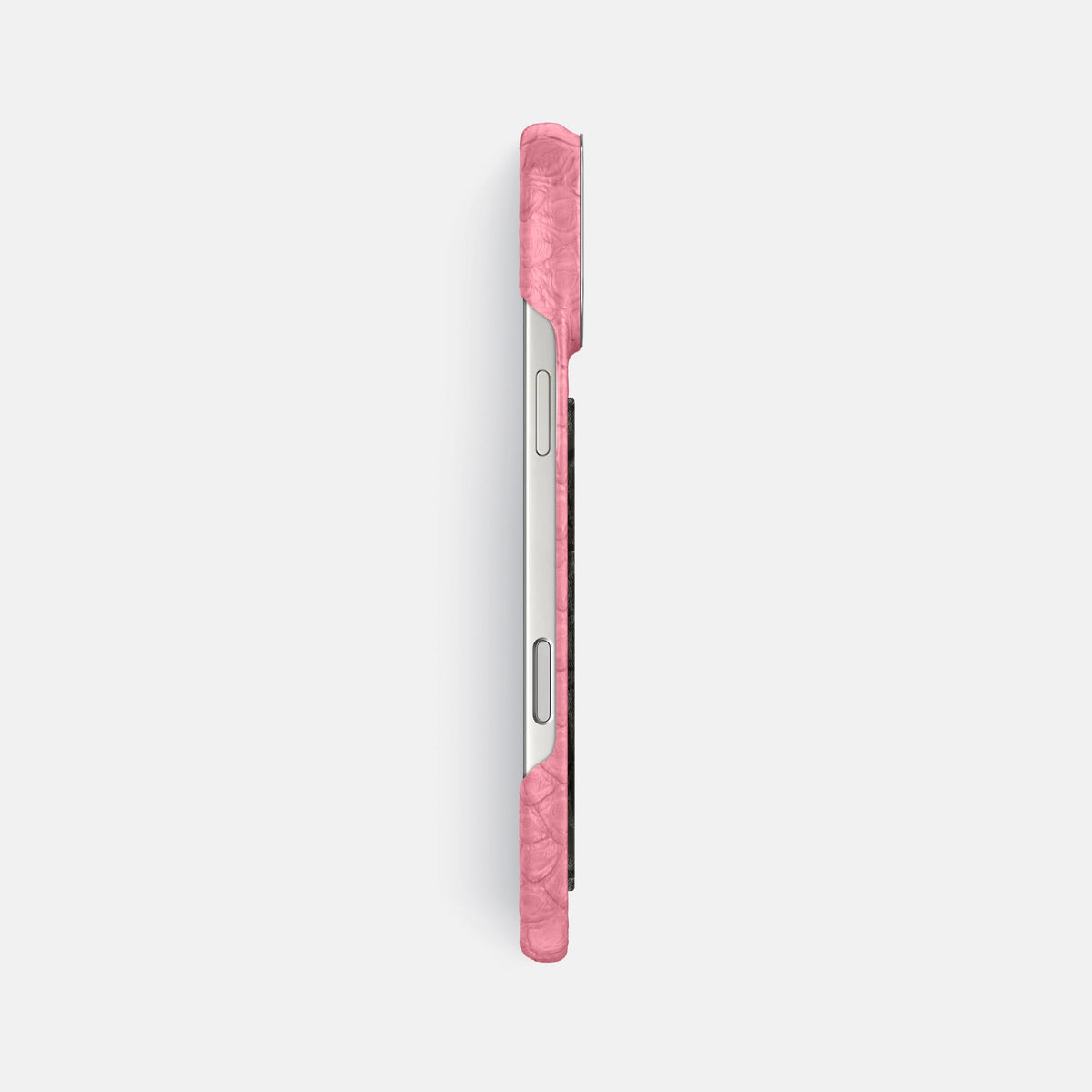 Classic Case With Carbon Dragon For iPhone 18 Pro Max In Python -3 | Pink-Steel