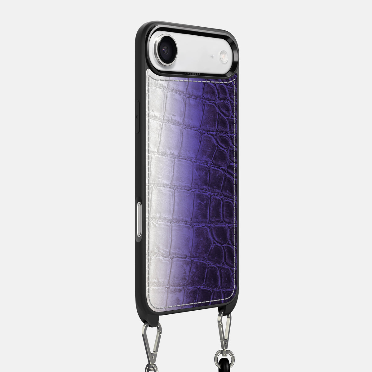 Crossbody Sport Case For iPhone 17 Air In Himalayan Crocodile -2 | Purple
