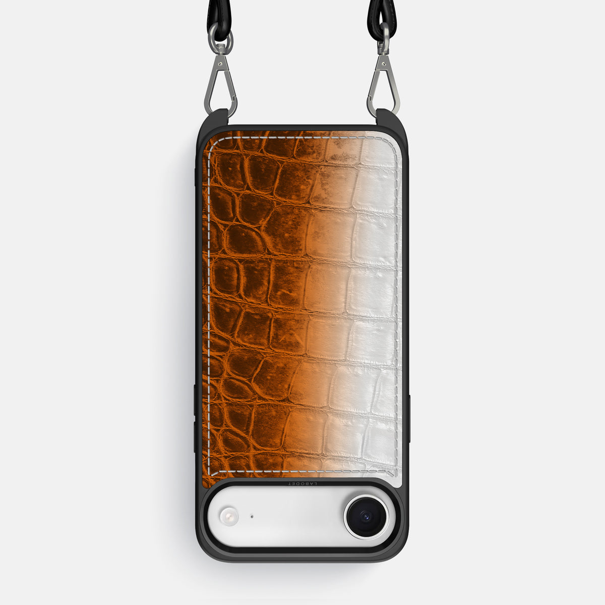 Crossbody Sport Case For iPhone 17 Air In Himalayan Crocodile -1 | Orange