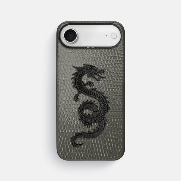 Classic Case With Carbon Dragon For iPhone 17 Air In Lizard