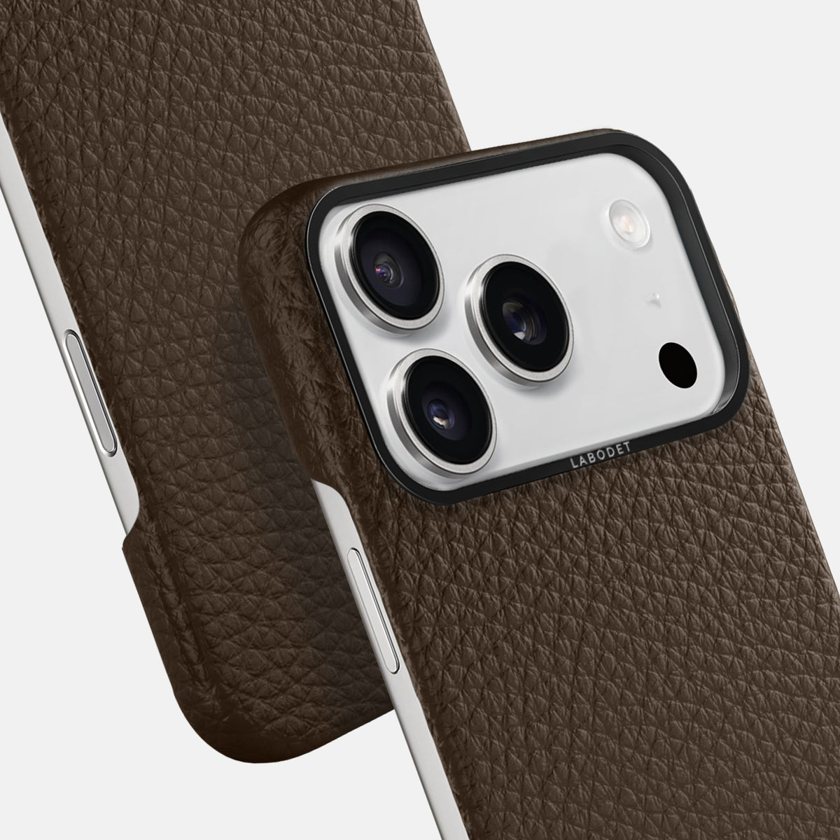 Classic Case For iPhone 18 Pro In Calf -6 | Dark-Brown-Black