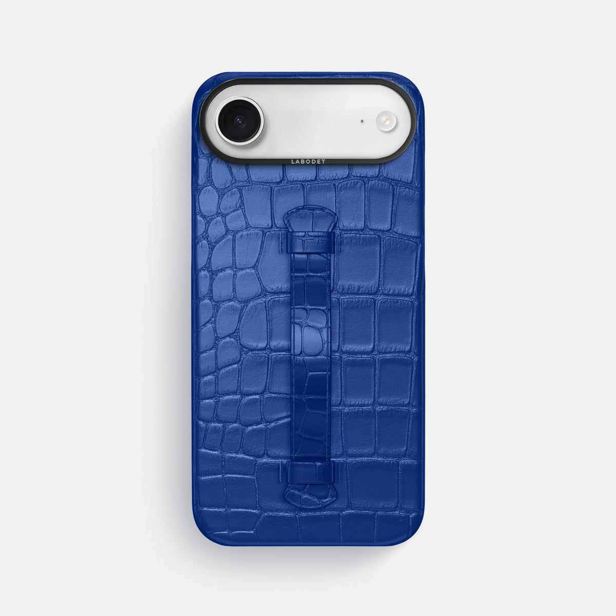 Center Handle For iPhone 17 Air In Alligator -2 | Royal-Blue-Black