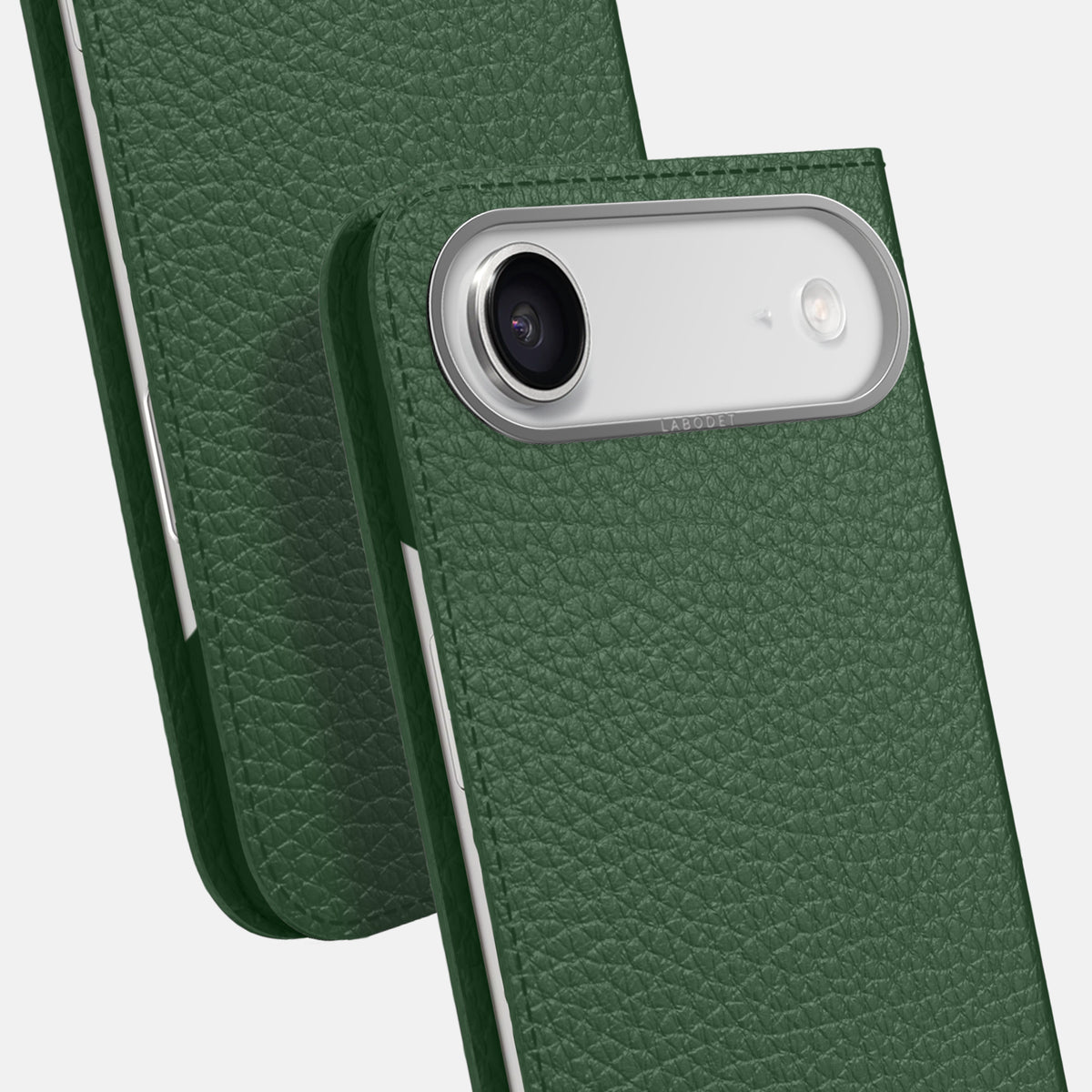 Folio Case For iPhone 17 Air In Calf -5 | Dark-Green-Steel