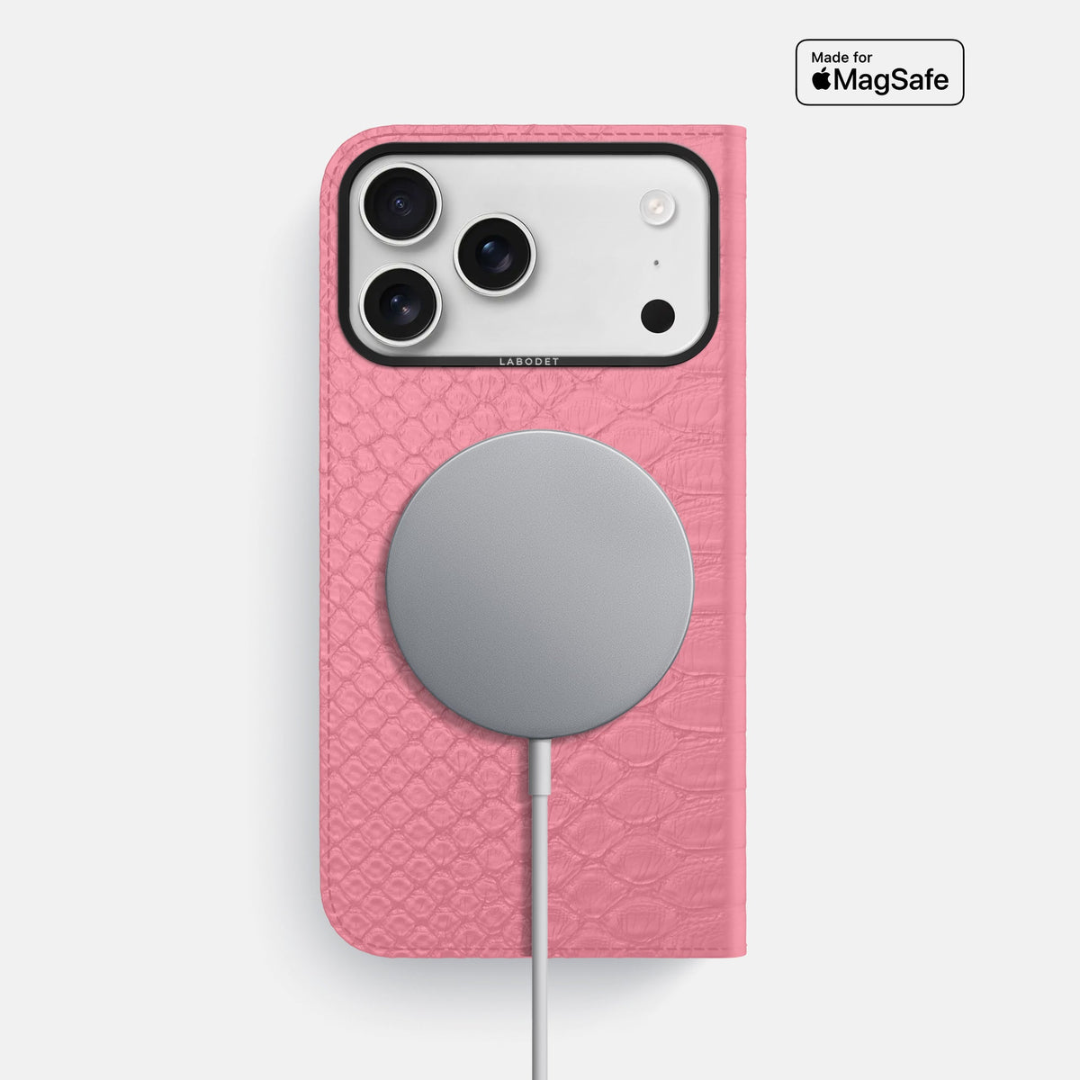 Folio Case For iPhone 18 Pro Max In Python -3 | Pink-Black