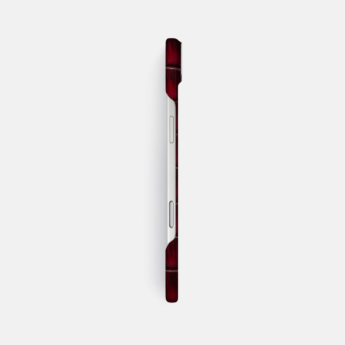 Classic Case For iPhone 17 Air In Patina Alligator -3 | Havana-Burgundy-Steel