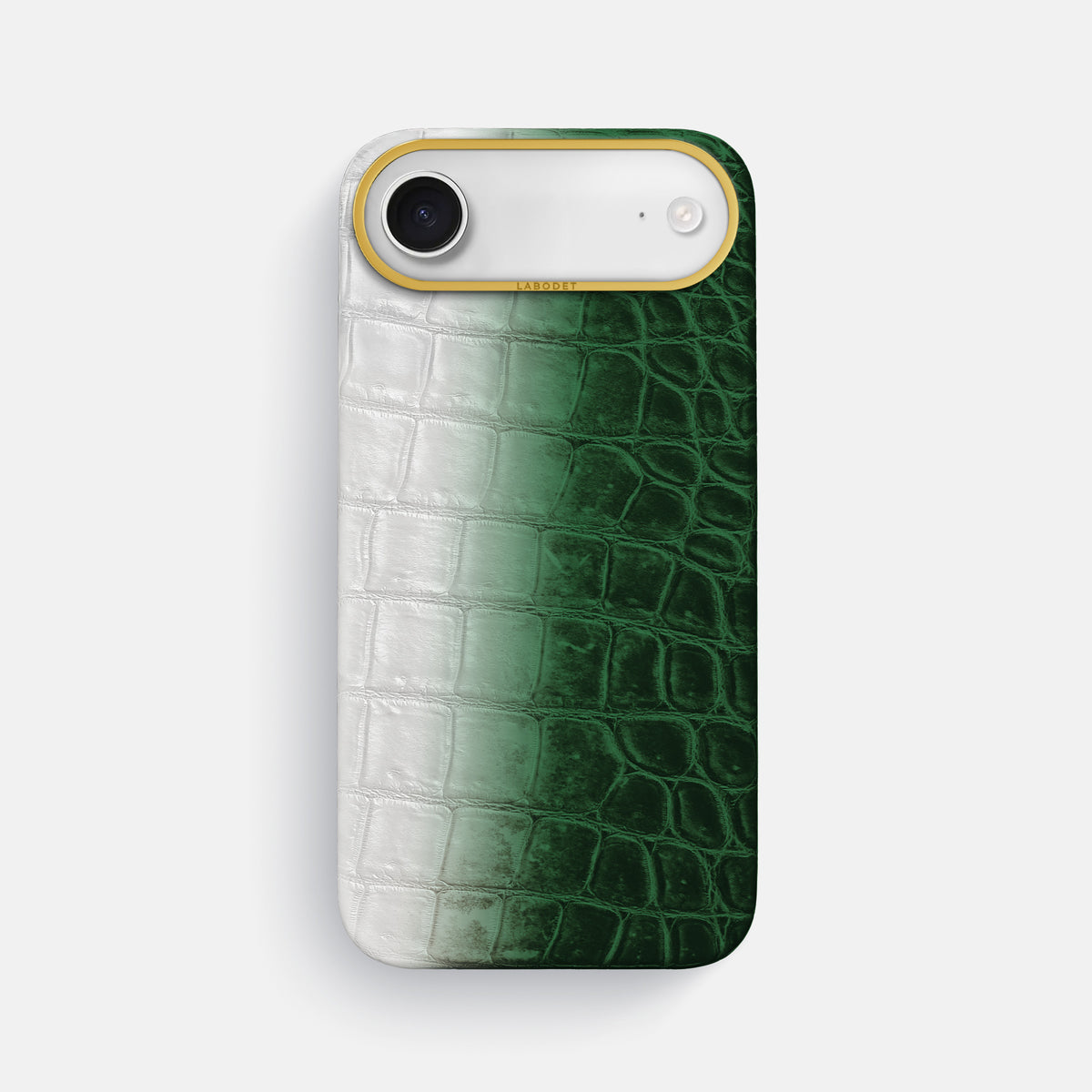 Classic Case For iPhone 17 Air In Himalayan Crocodile -1 | Green-Gold