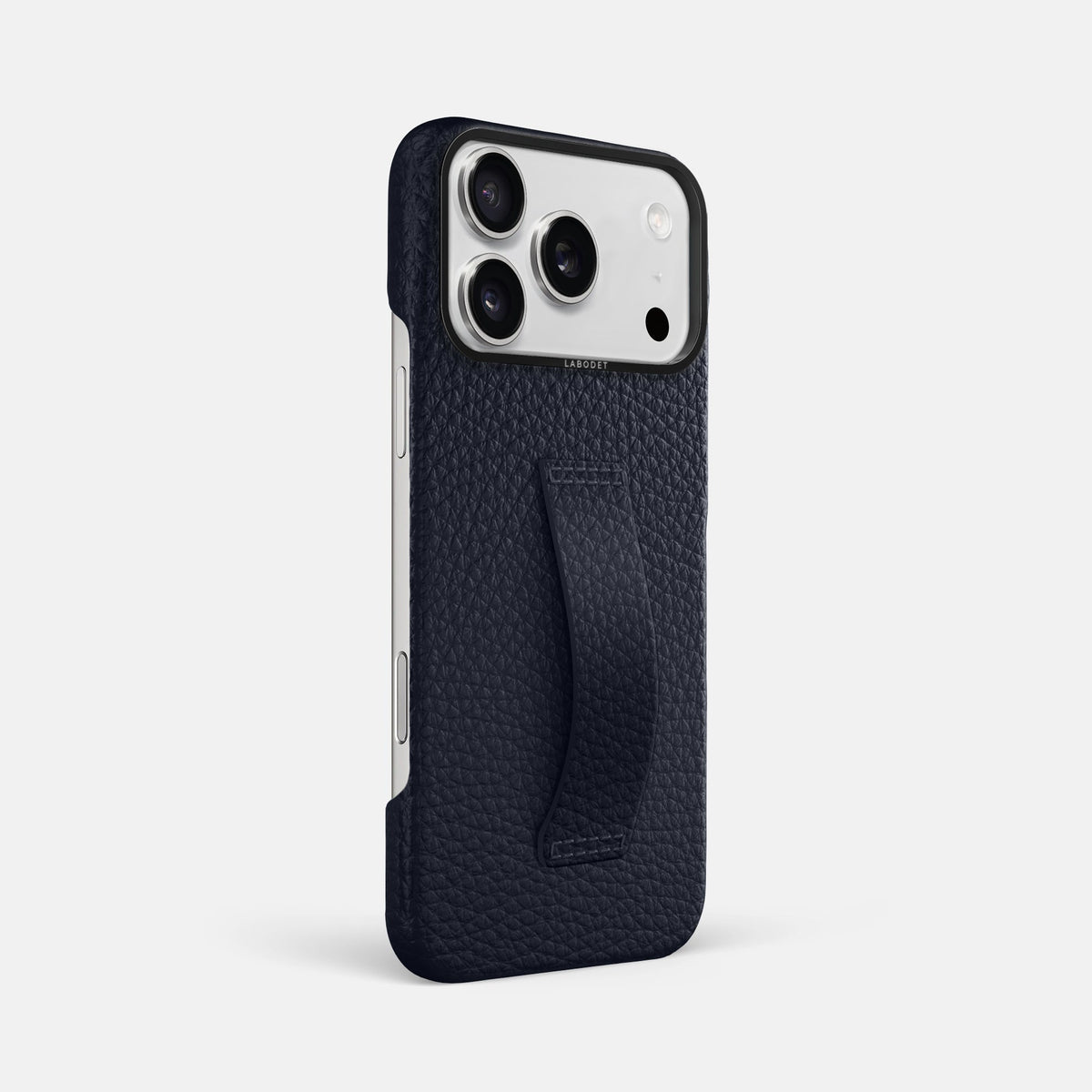 Finger Case For iPhone 18 Pro Max In Calf -2 | Marine-Black