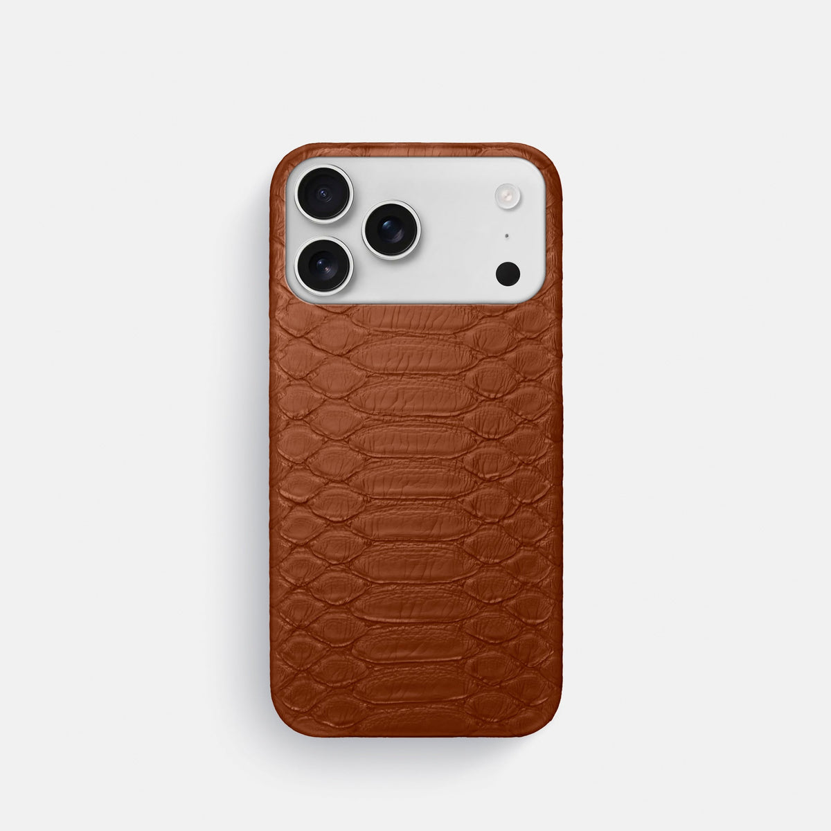 Slim Case For iPhone 18 Pro In Python -1 | Medium-Brown