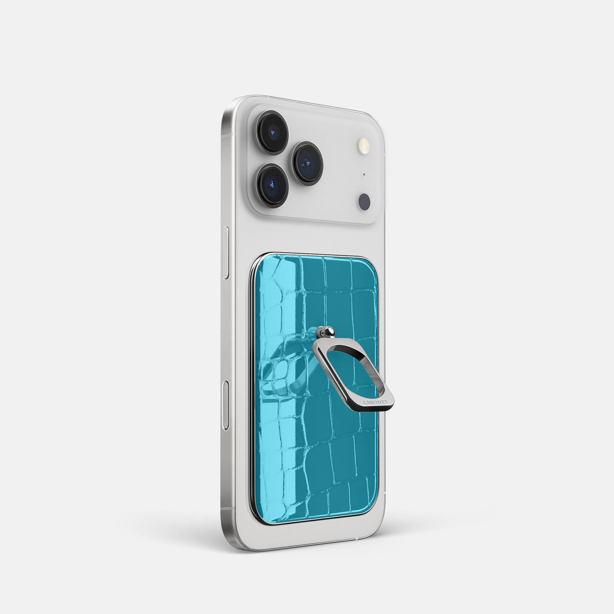 MagSafe Ring For iPhone 18 Pro In Shiny Alligator -1 | Curacao-Steel