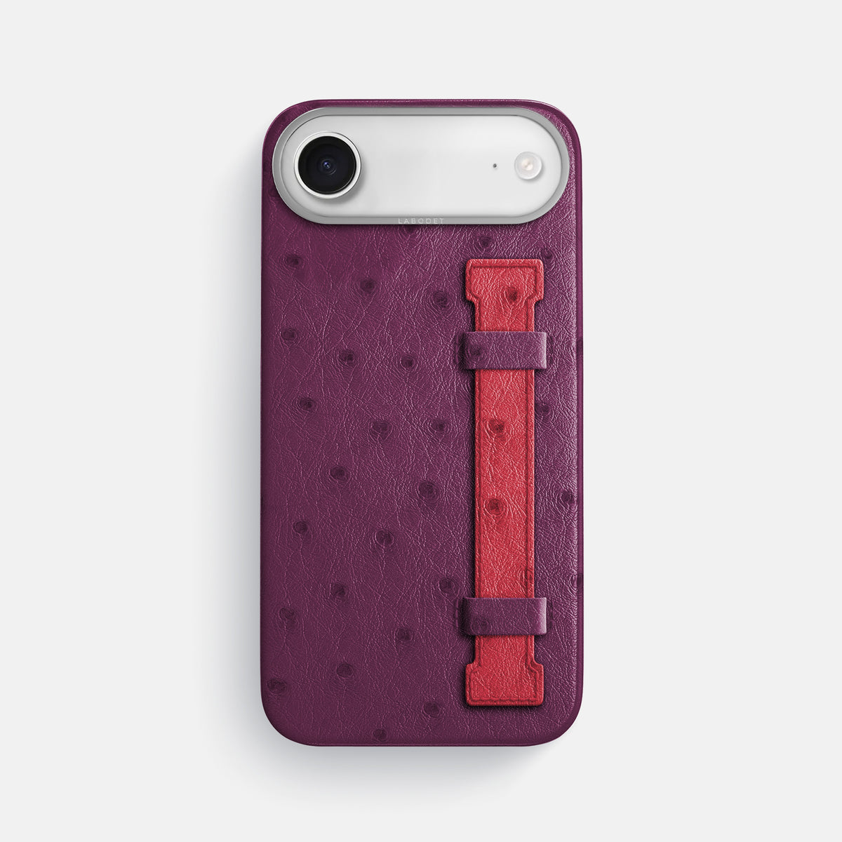 Handle Case Coloré For iPhone 17 Air In Ostrich -1 | Purple-Steel