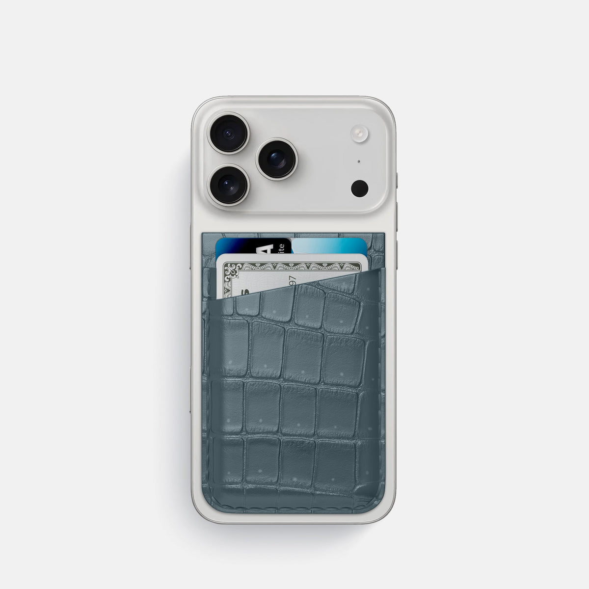 MagSafe Wallet For iPhone 17 Pro In Porosus Crocodile