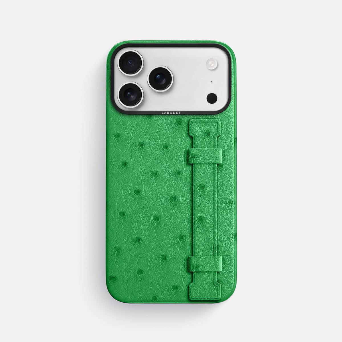 Handle Case For iPhone 17 Pro Max In Ostrich -1 | Kentucky-Green-Black