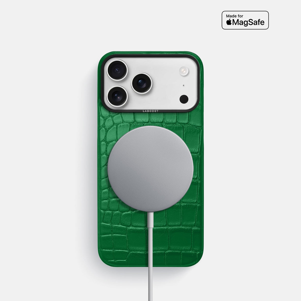 Classic Case For iPhone 18 Pro In Alligator -5 | Forest-Green-Black