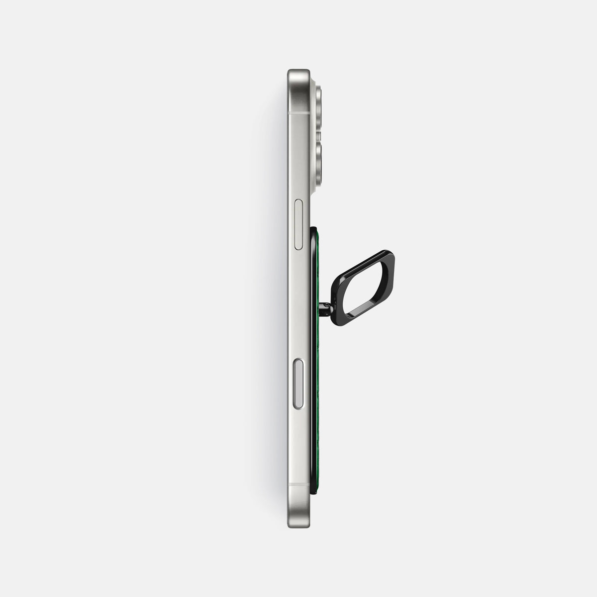 MagSafe Ring For iPhone 17 Pro Max In Alligator -3 | Forest-Green-Black