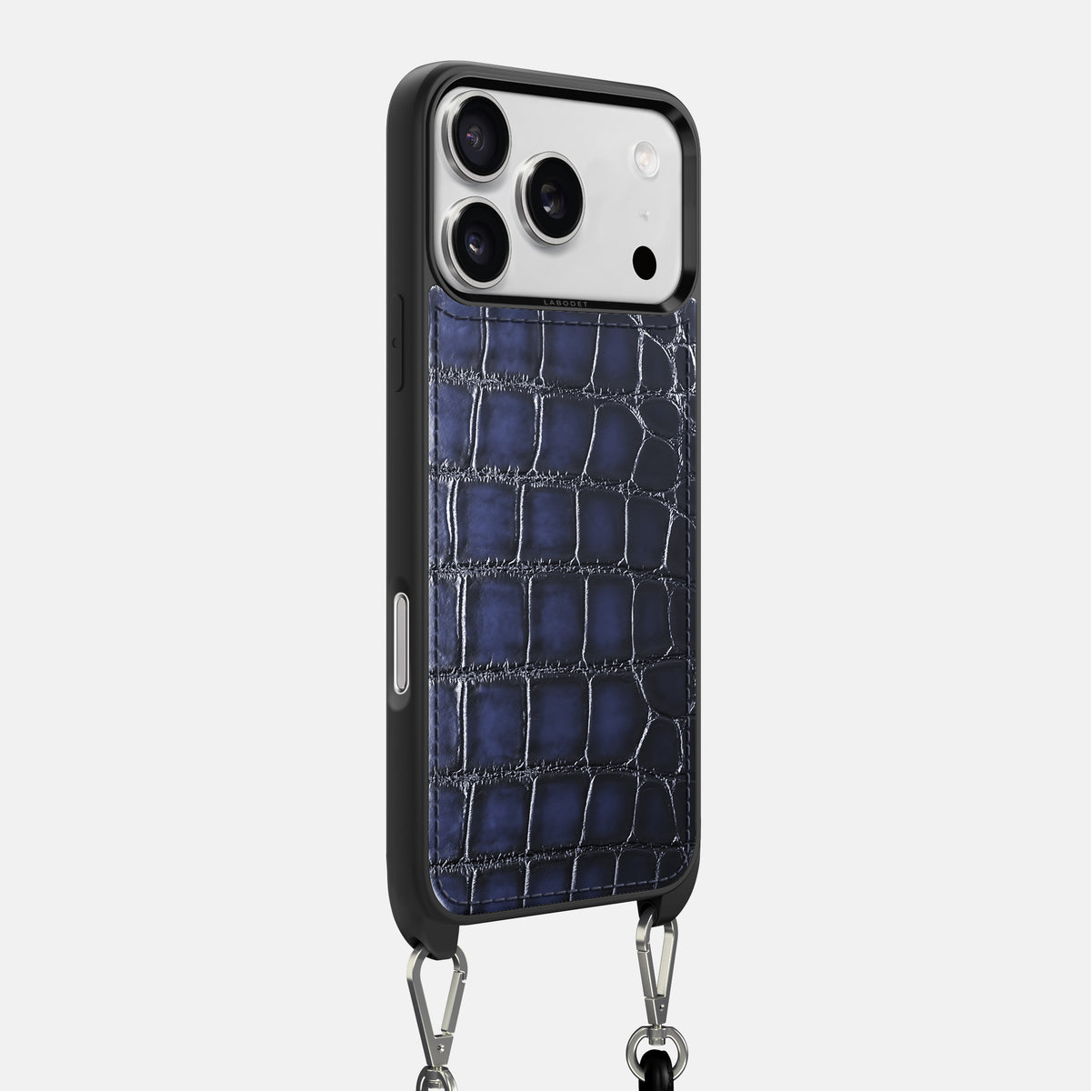 Crossbody Sport Case For iPhone 17 Pro Max In Patina Alligator -2 | Havana-Blue