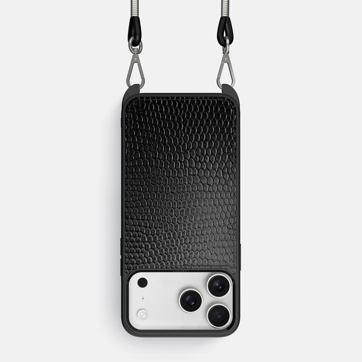 Crossbody Sport Case For iPhone 17 Pro In Lizard -1 | Black