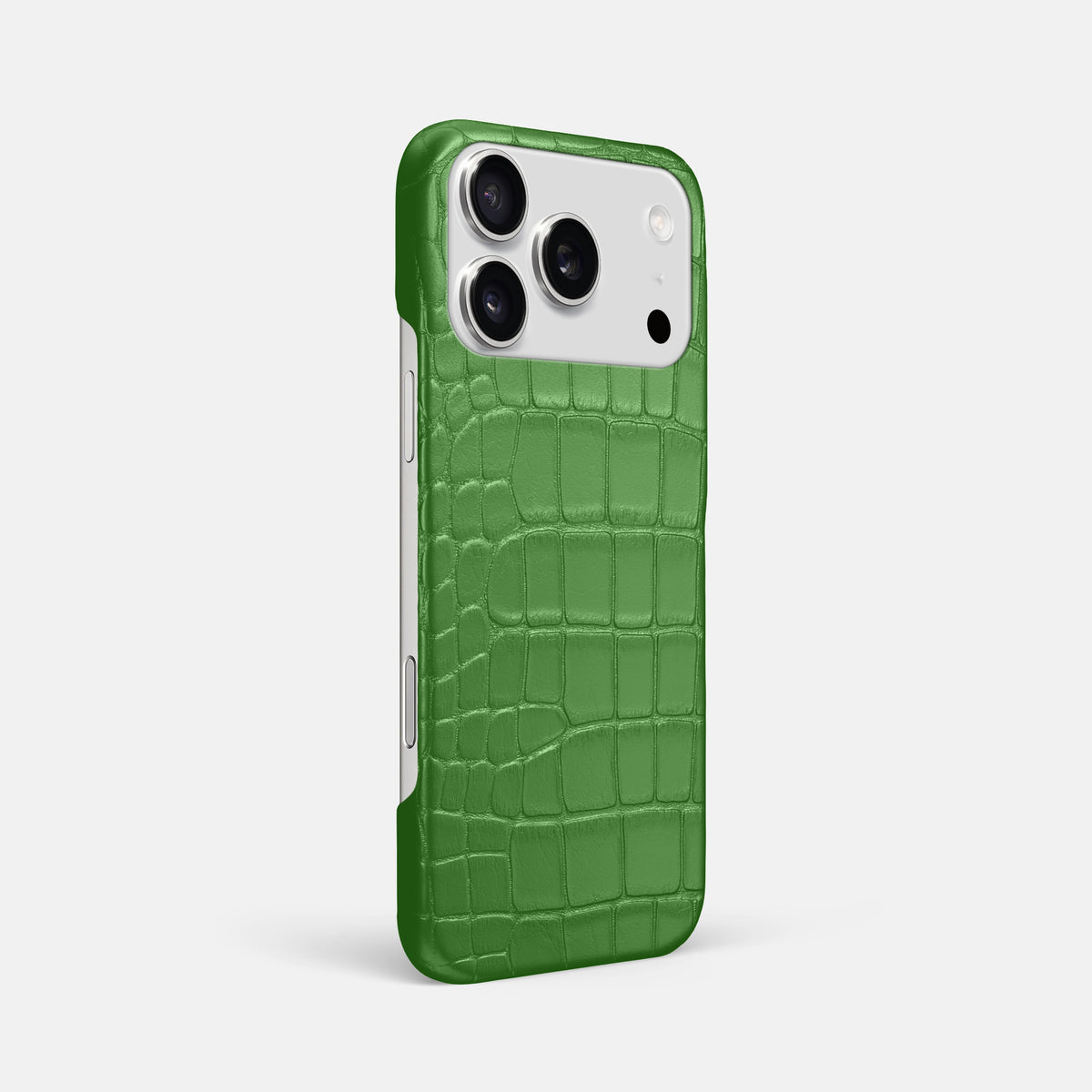 Slim Case For iPhone 17 Pro Max In Alligator -2 | Apple-Green