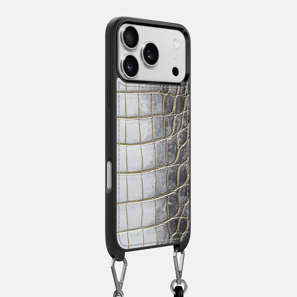 Crossbody Sport Case For iPhone 17 Pro Max In Himalayan Crocodile -2 | Gold