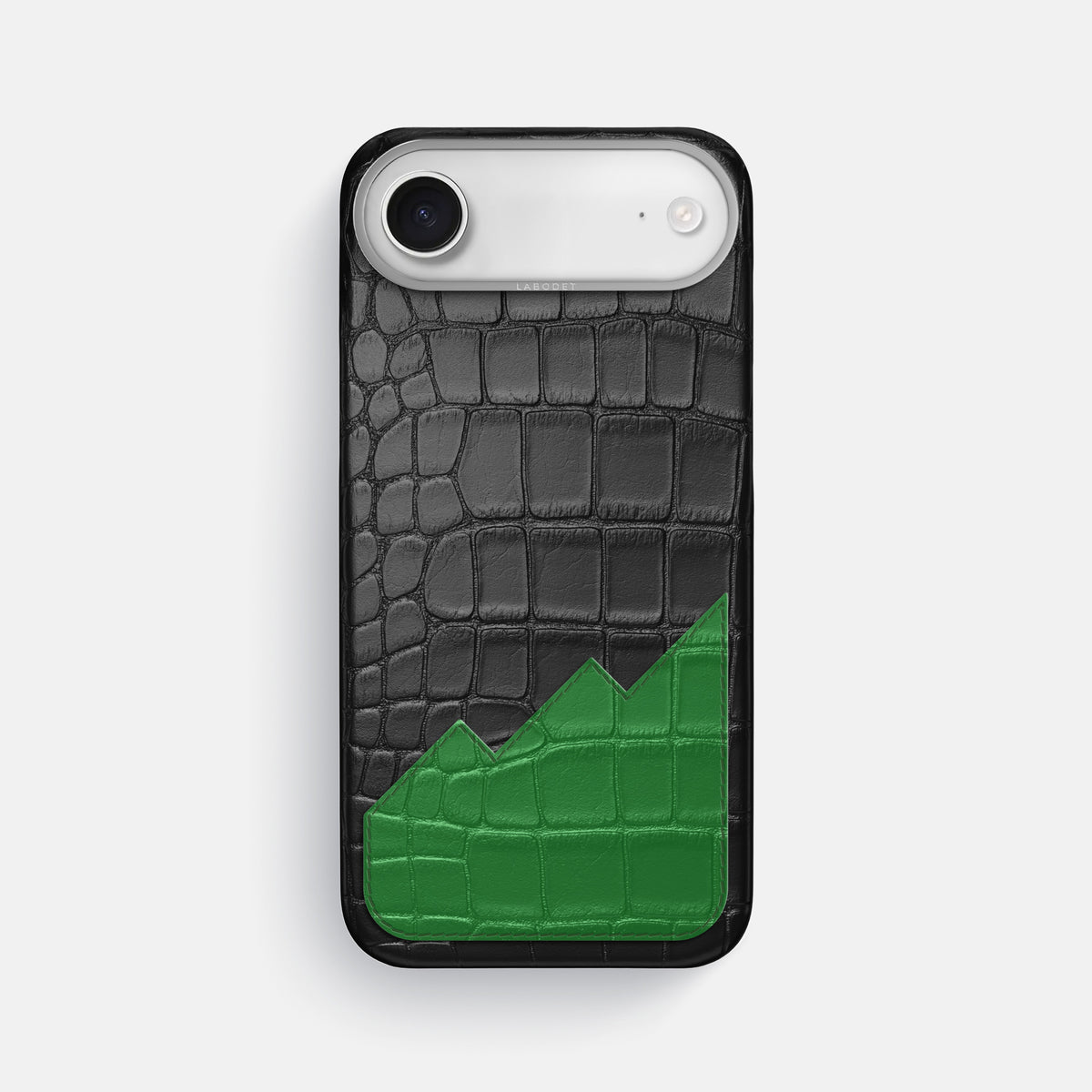 Classic Case With UpOnly For iPhone 17 Air In Alligator -1 | Black-Steel