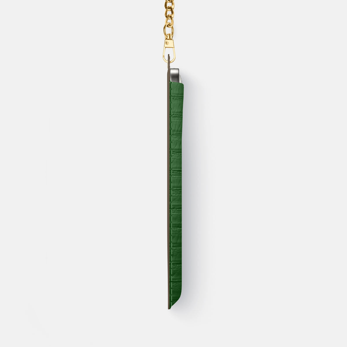 Crossbody Bag For iPhone 17 Air In Python -4 | Green-Gold