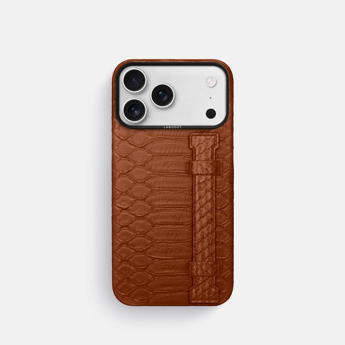 Handle Case For iPhone 17 Pro In Python -1 | Medium-Brown-Black