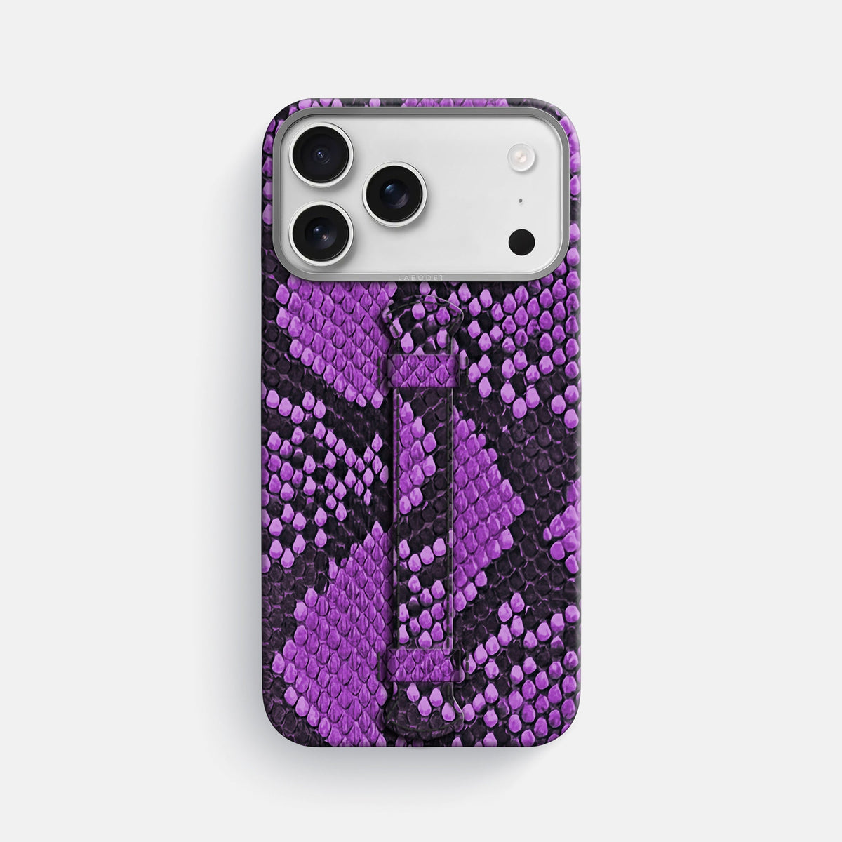 Center Handle For iPhone 18 Pro Max In Deluxe Python -1 | Purple-Steel
