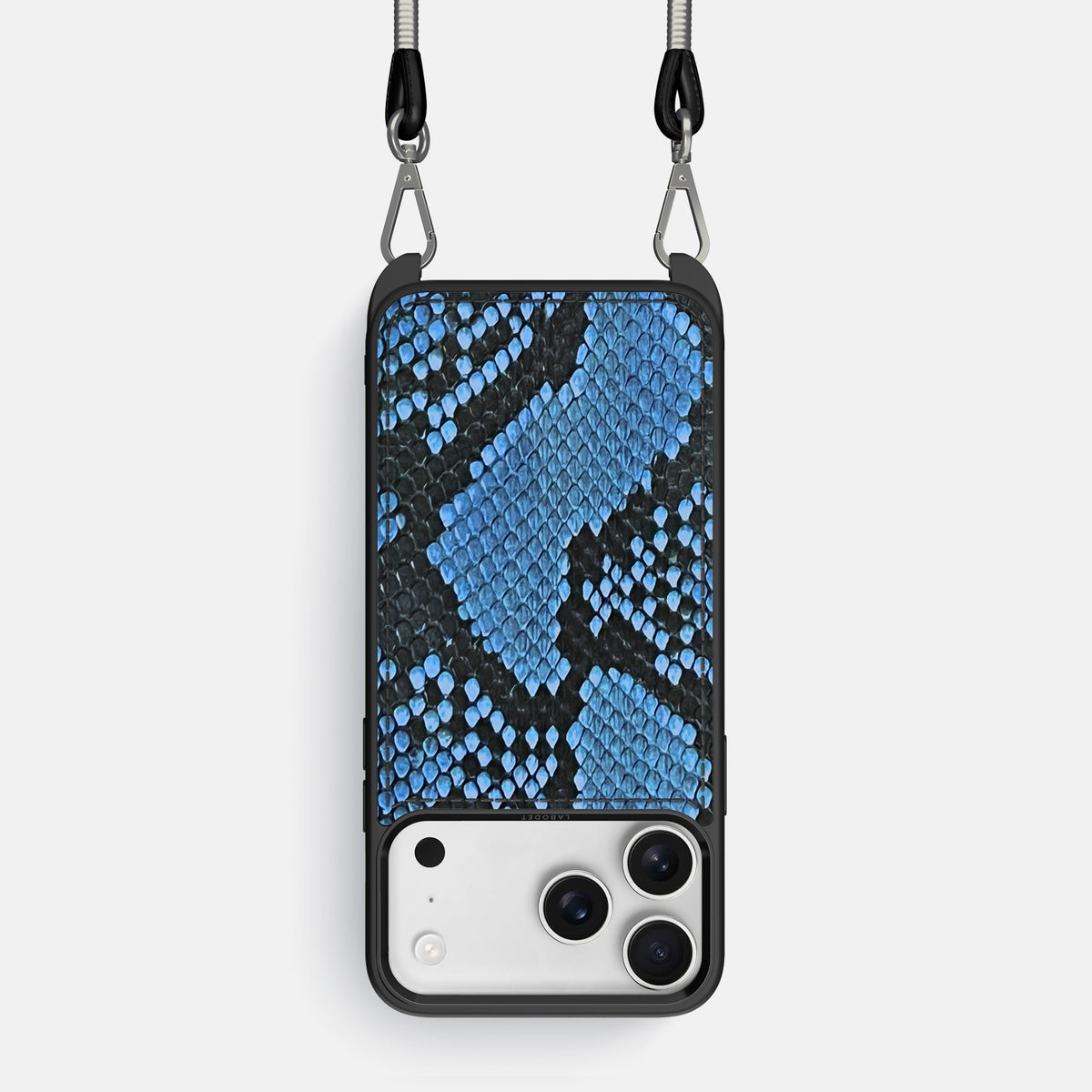 Crossbody Sport Case For iPhone 18 Pro In Deluxe Python -1 | Blue-Jeans