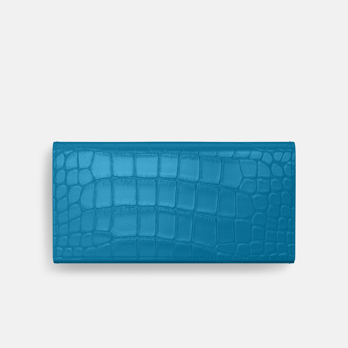 Wallet Case For iPhone 17 Pro In Alligator -3 | Curaçao-Blue