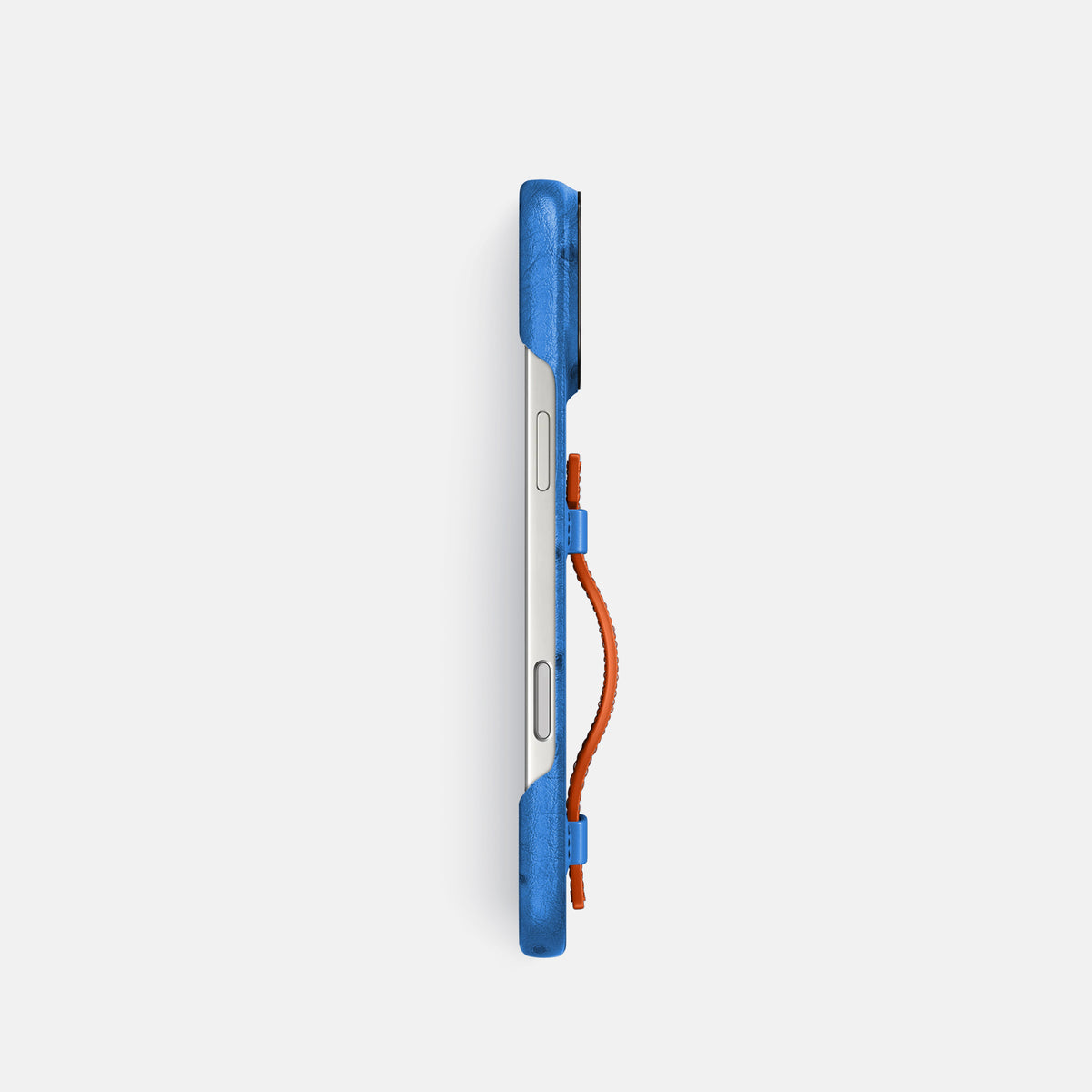 Handle Case Coloré For iPhone 17 Pro In Ostrich -3 | Royal-Blue-Black
