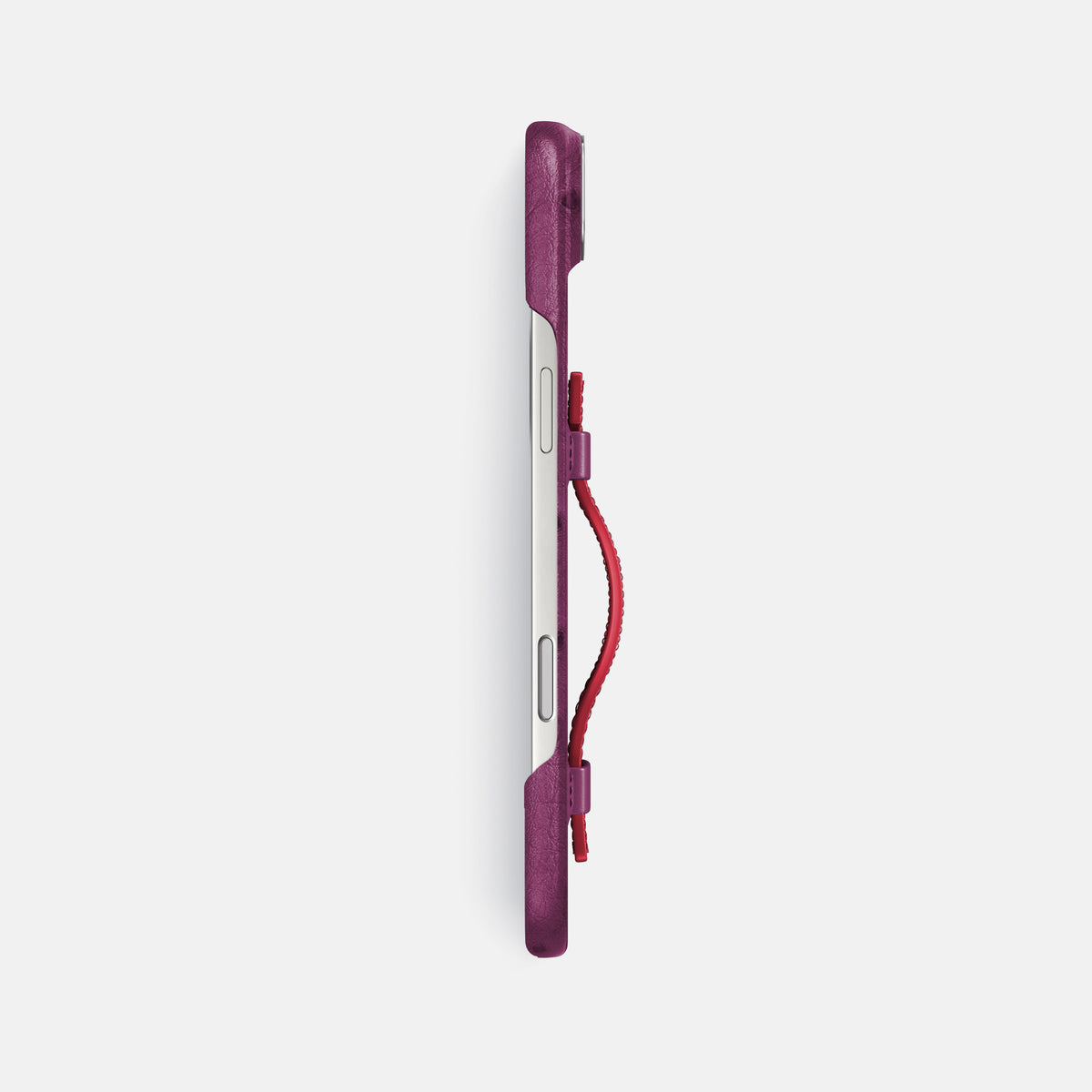 Handle Case Coloré For iPhone 17 Air In Ostrich -3 | Purple-Steel