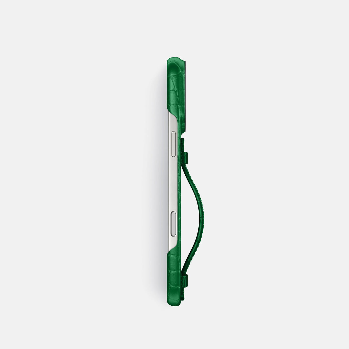Center Handle For iPhone 18 Pro In Alligator -3 | Forest-Green-Black