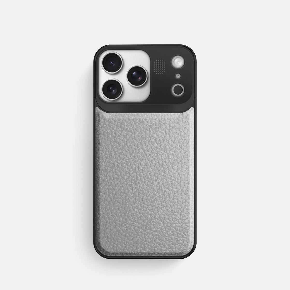 Metal Case For iPhone 17 Pro In Calf -1 | Nuage-Black