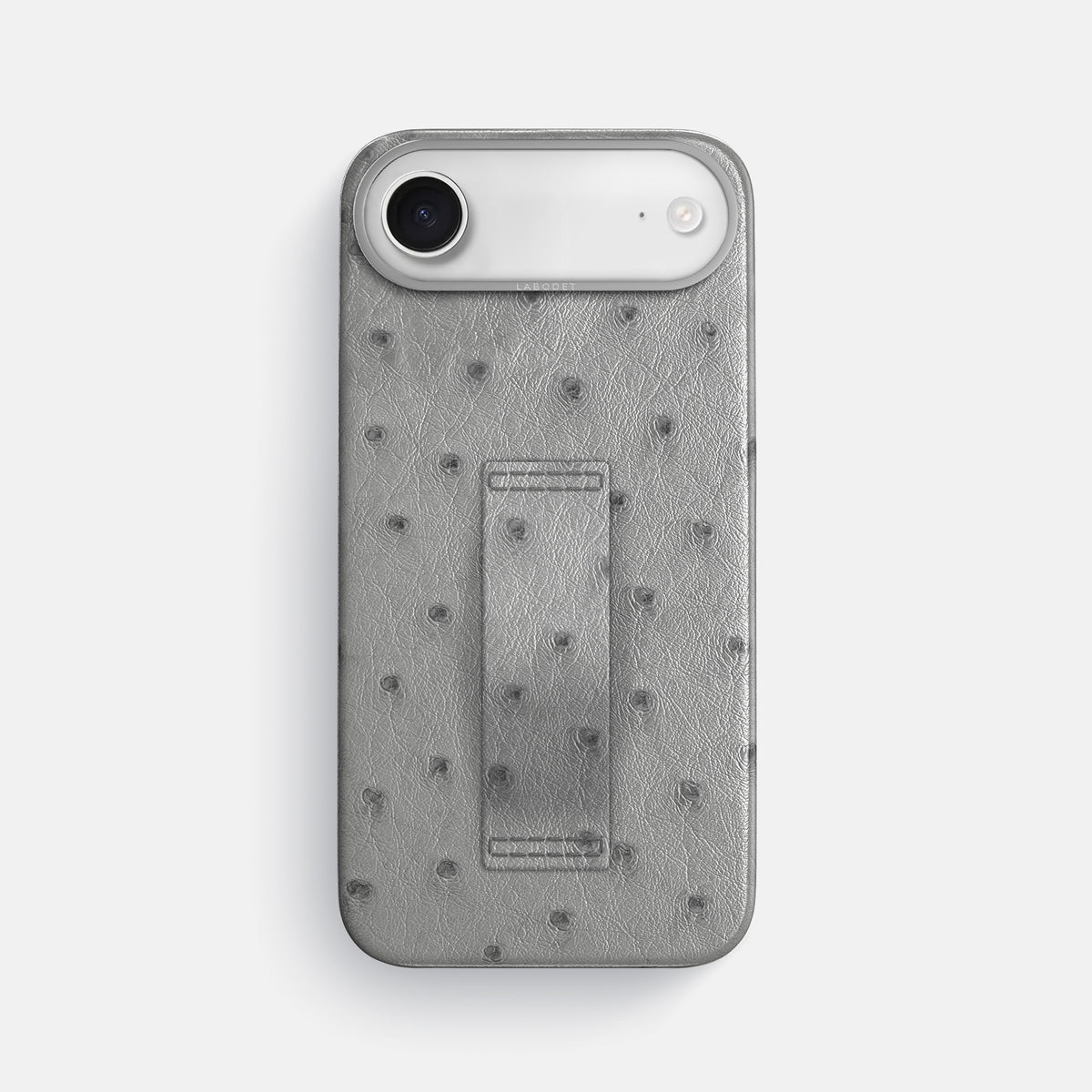 Finger Case For iPhone 17 Air In Ostrich -1 | Silver-Steel