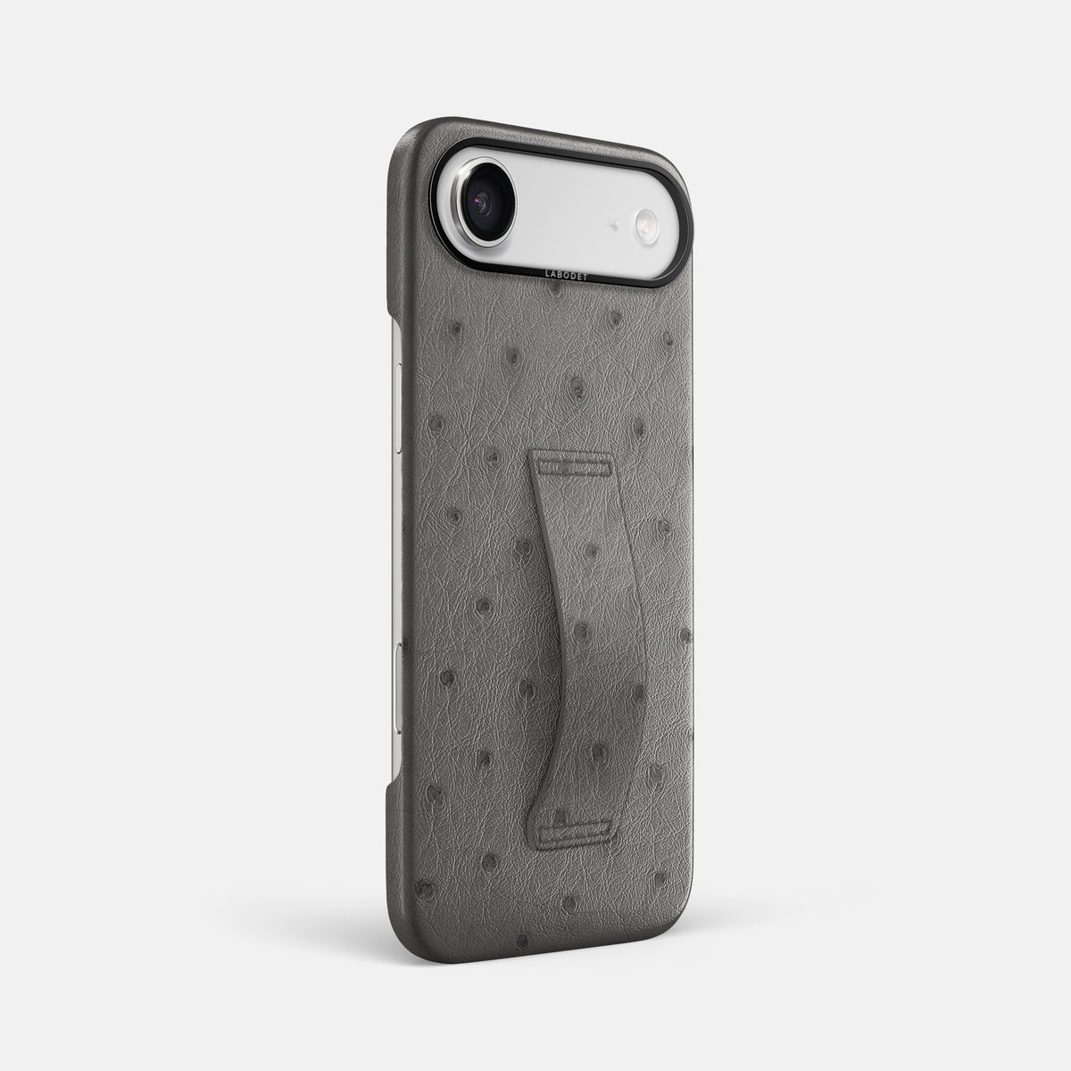 Finger Case For iPhone 17 Air In Ostrich -2 | Grey-Black