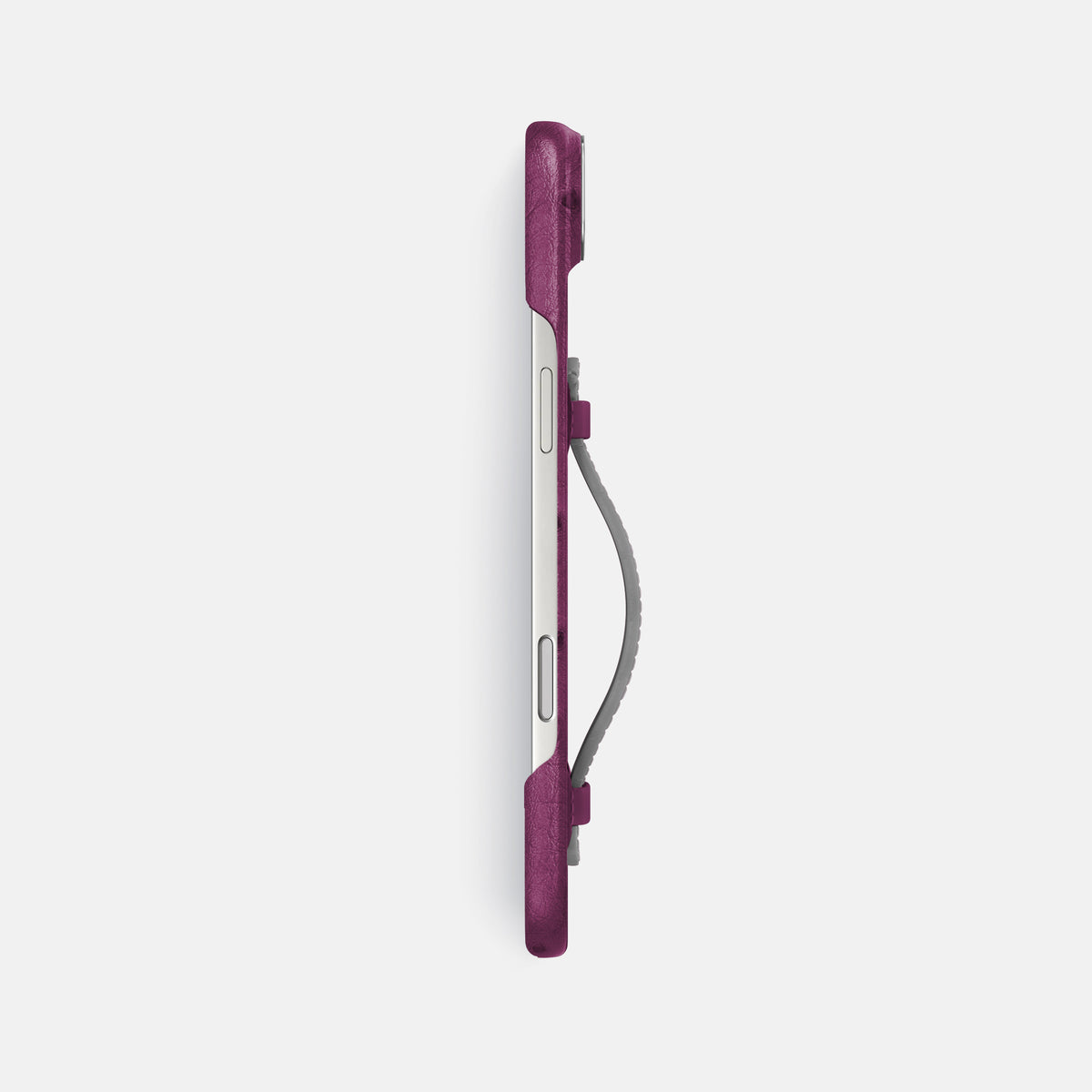 Center Handle Coloré For iPhone 17 Air In Ostrich -2 | Purple-Steel