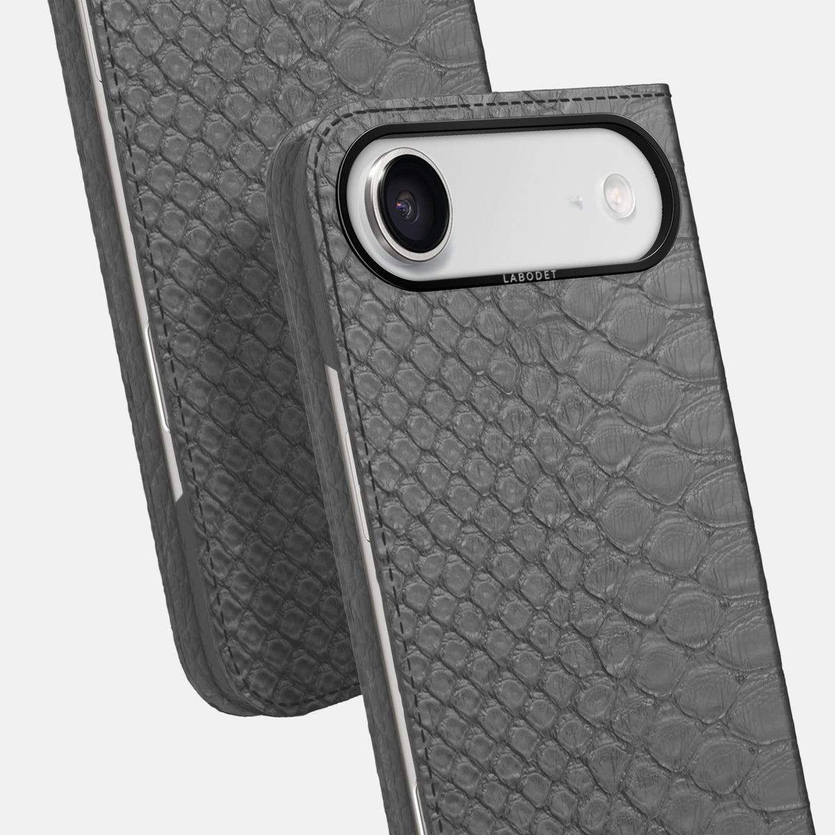 Folio Case For iPhone 17 Air In Python -5 | Grey-Black