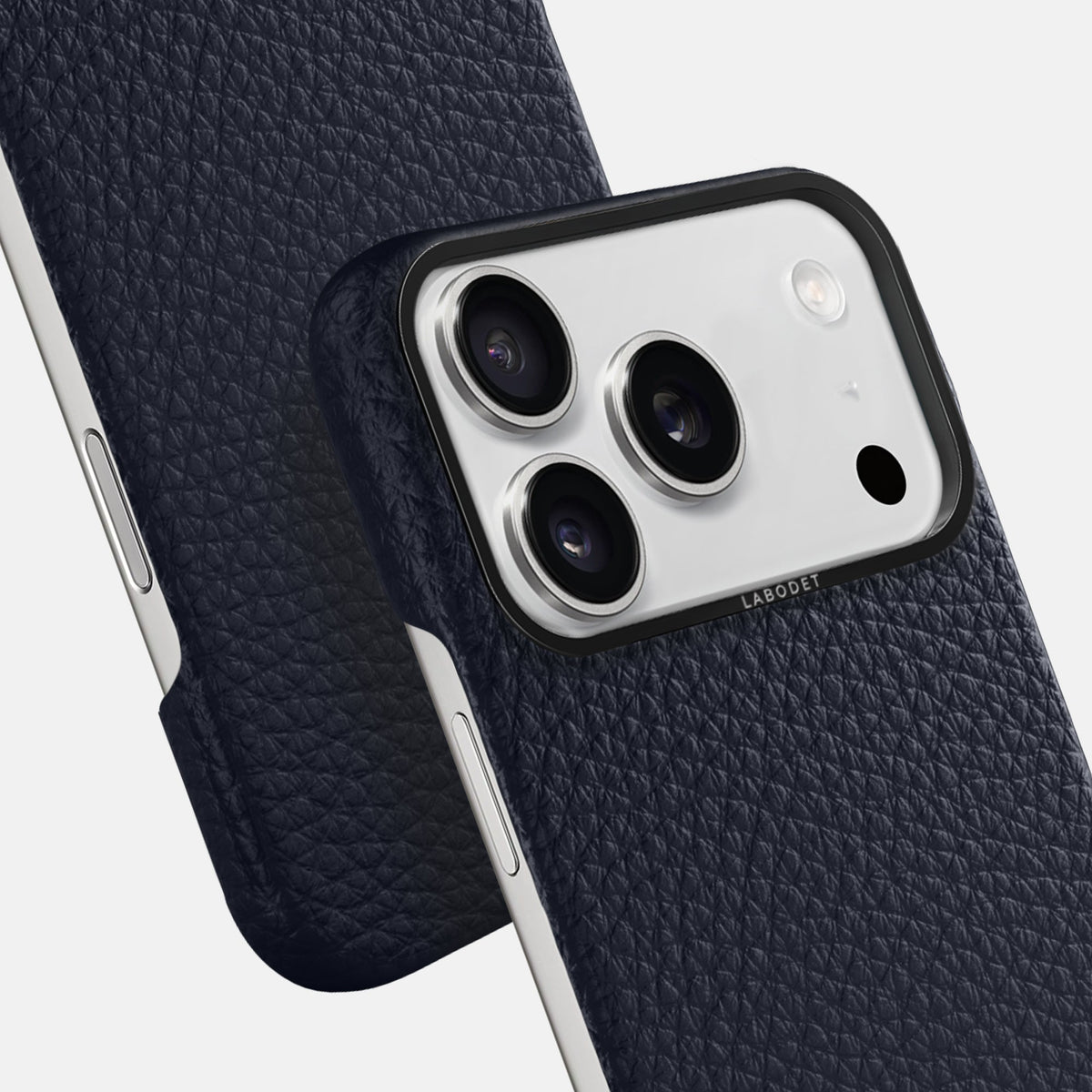 Classic Case For iPhone 18 Pro In Calf -6 | Marine-Black