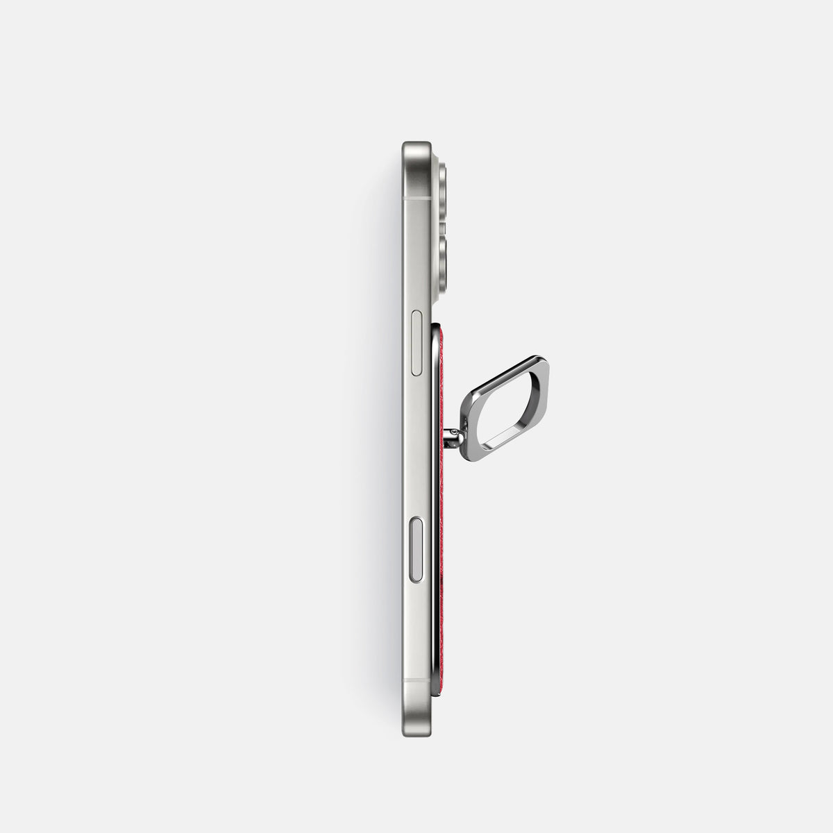 MagSafe Ring For iPhone 17 Pro In Ostrich -3 | Red-Steel