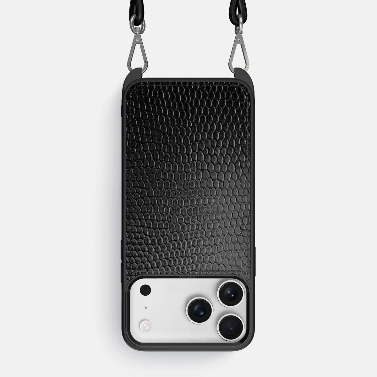 Crossbody Sport Case For iPhone 17 Pro Max In Lizard -1 | Black