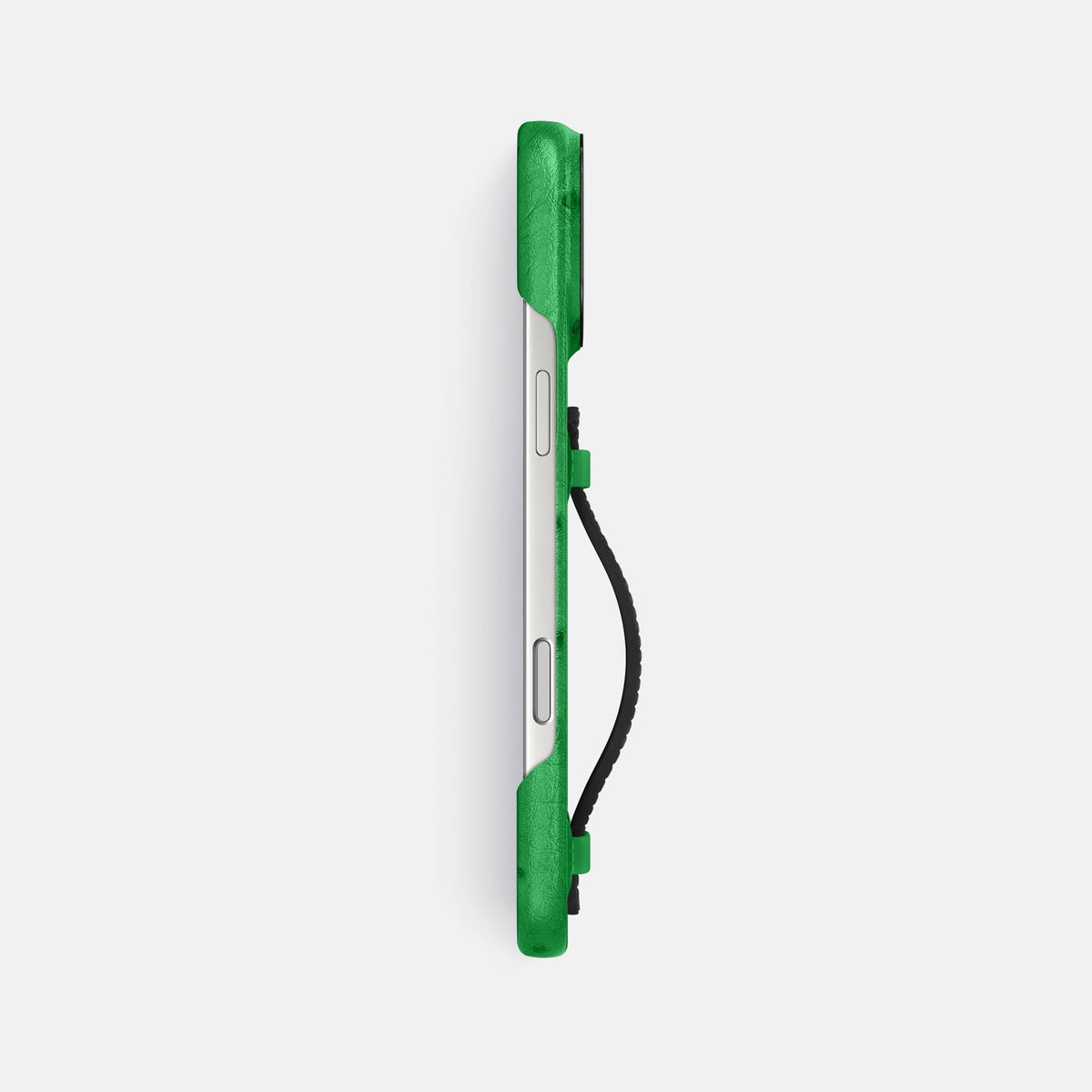 Center Handle Coloré For iPhone 18 Pro Max In Ostrich -2 | Kentucky-Green-Black