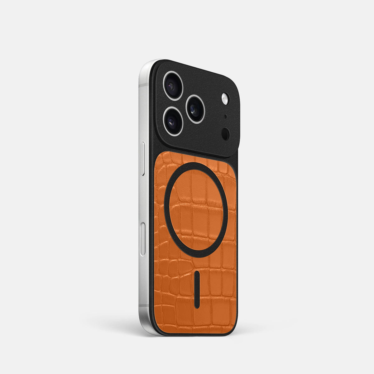MagSafe Mask For iPhone 18 Pro In Alligator -2 | Orange