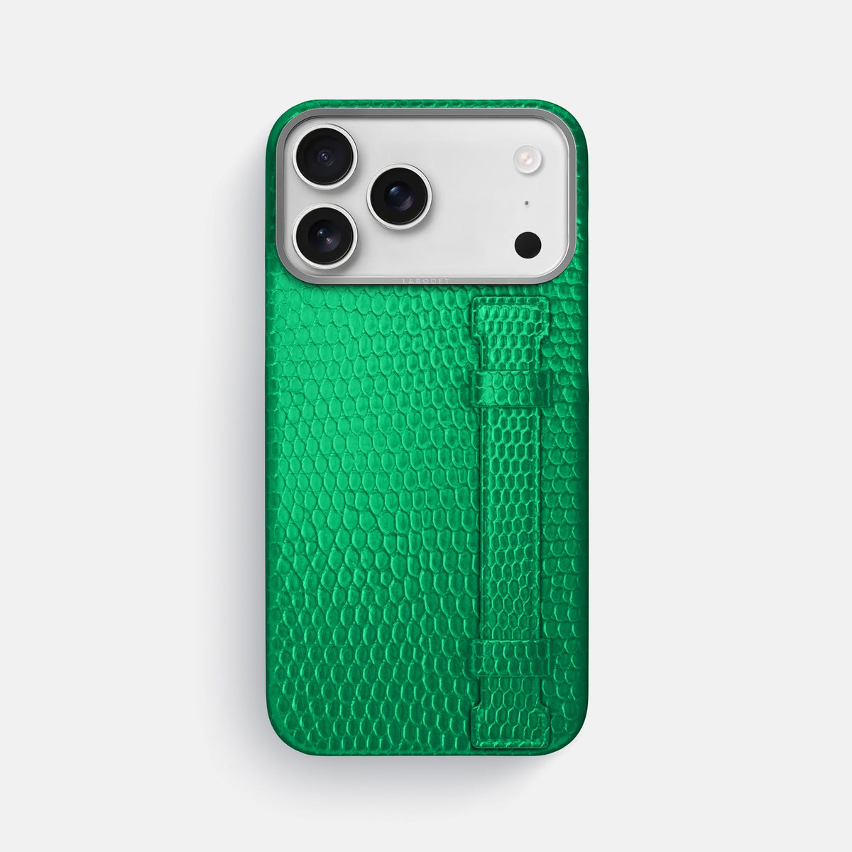 Handle Case For iPhone 18 Pro Max In Lizard -1 | Apple-Green-Steel
