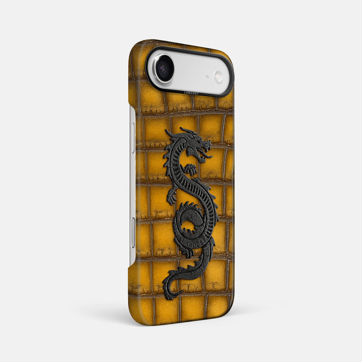 Classic Case With Carbon Dragon For iPhone 17 Air In Patina Alligator -2 | Sydney-Black