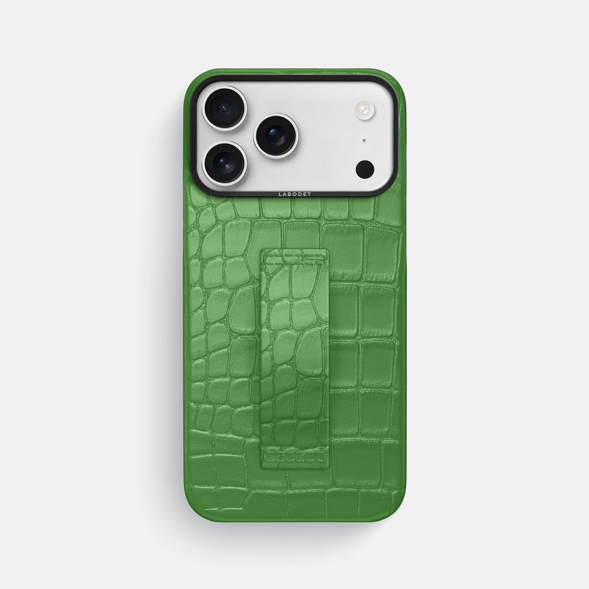 Finger Case For iPhone 17 Pro Max In Alligator -1 | Apple-Green-Black