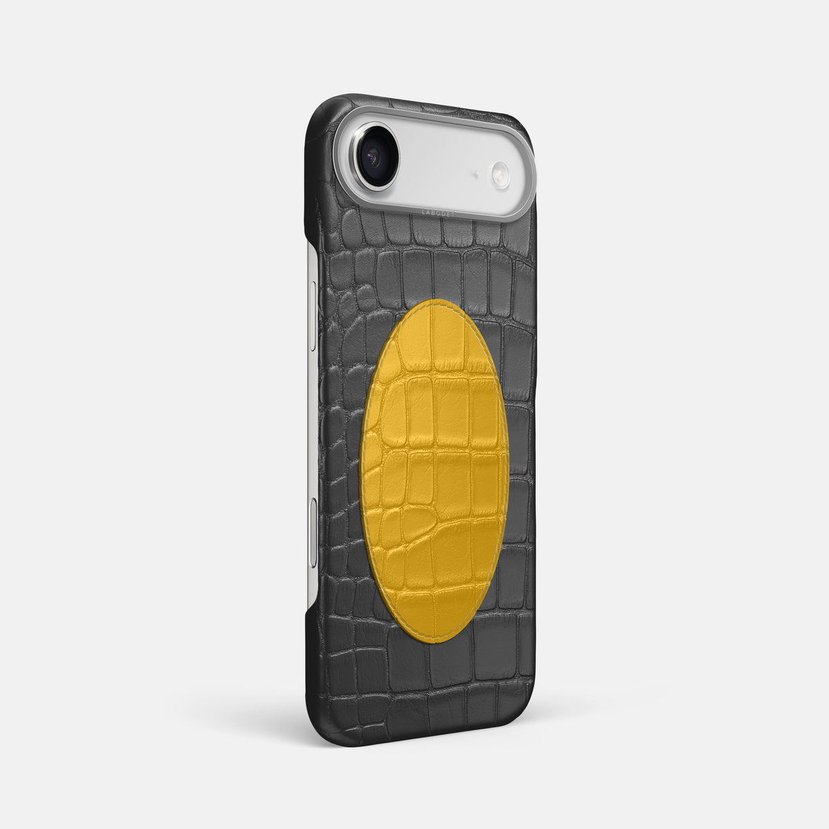Classic Case With Oval For iPhone 17 Air In Alligator -2 | Grey-Steel