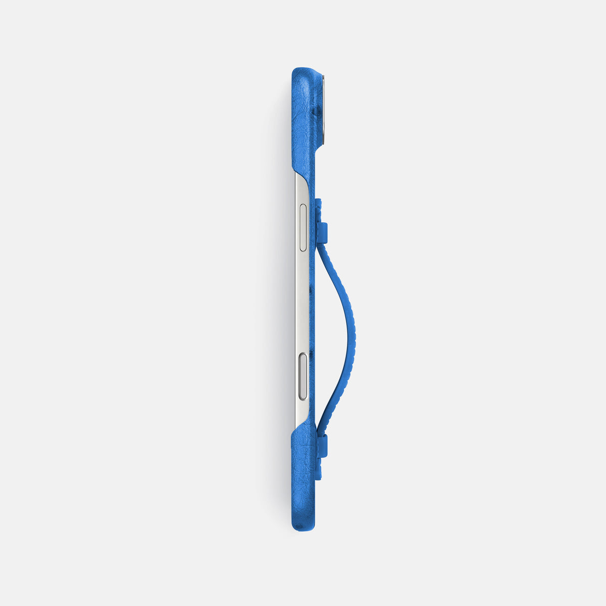Center Handle For iPhone 17 Air In Ostrich -2 | Royal-Blue-Steel