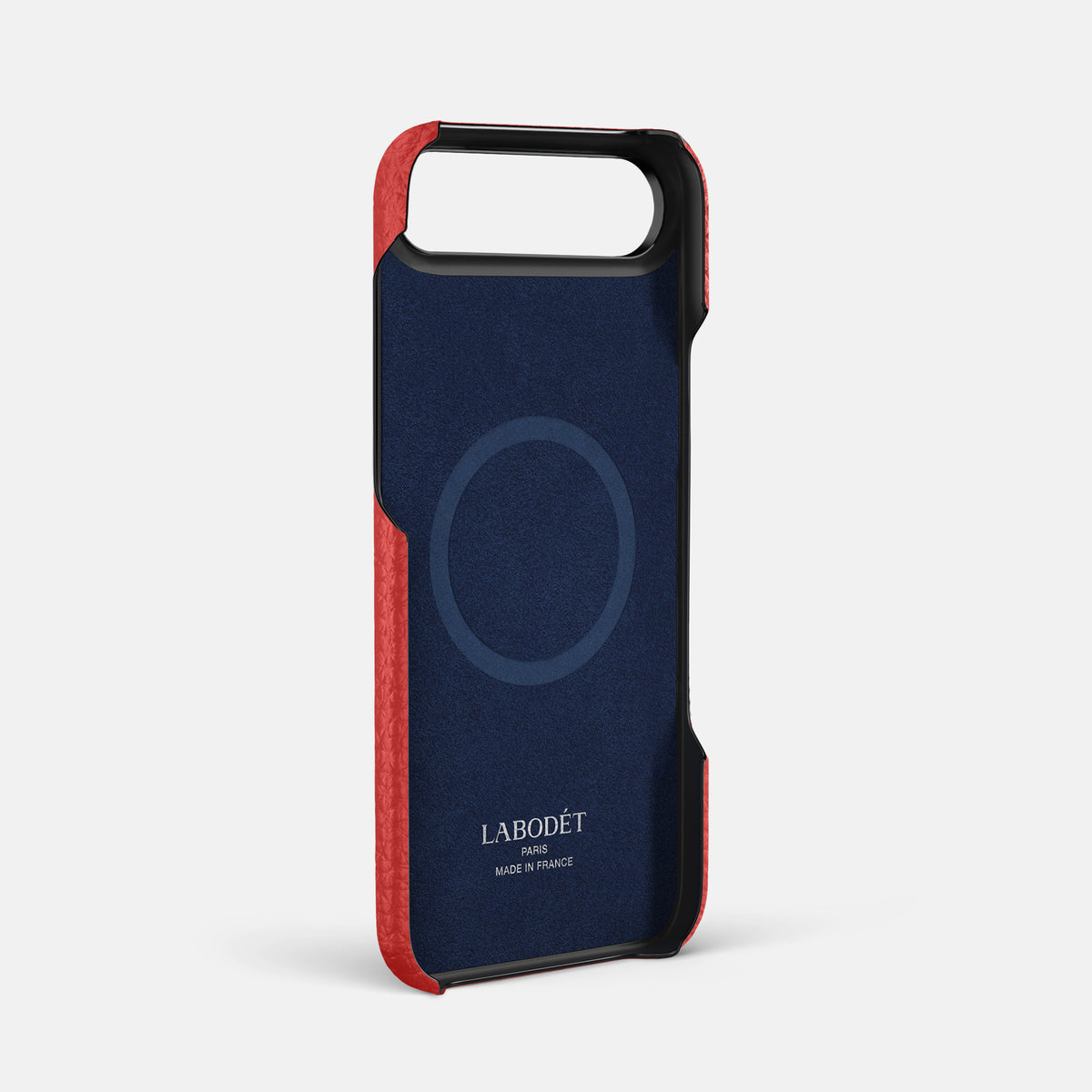 Handle Case For iPhone 17 Air In Calf -4 | Red-Black