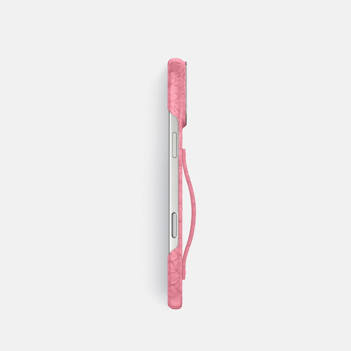 Finger Case For iPhone 18 Pro In Python -3 | Pink-Steel